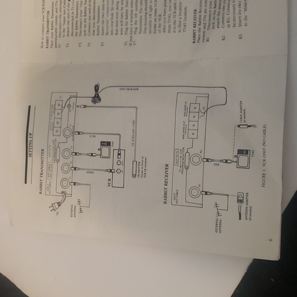 Rabbit Receiver VCR multiplying system vintage 80s 90s - Picture 9 of 11